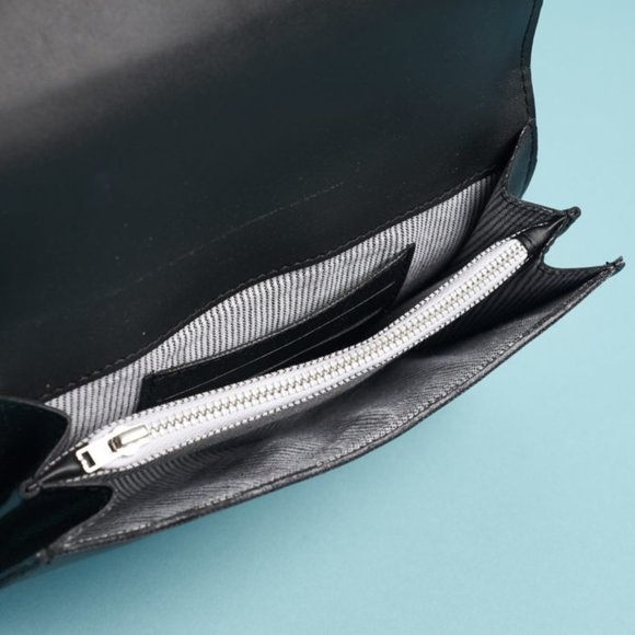 NEW October Jaipur Vegan Leather Envelope Clutch - Picture 2 of 5